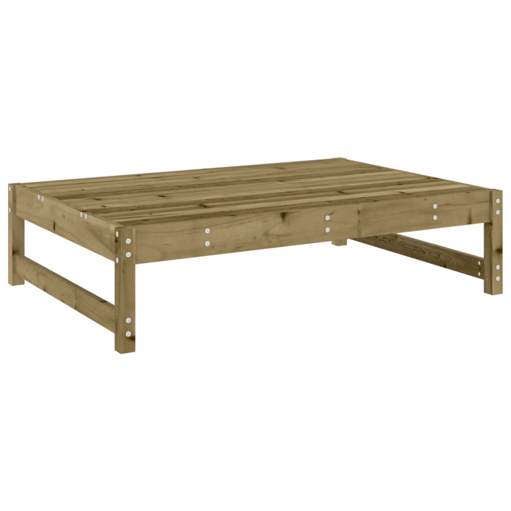Impregnated Pine Wood Garden Footstool - 120x80 cm