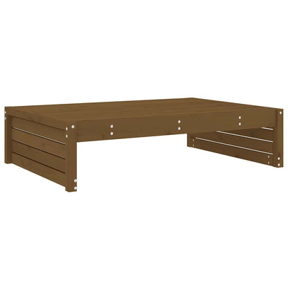 Honey Brown Garden Footstool 120x80 cm | Solid Pine Wood