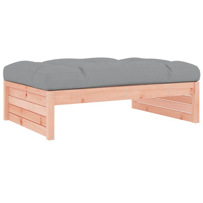 Solid Wood Douglas Garden Footstool 120x80 cm - Outdoor Comfort