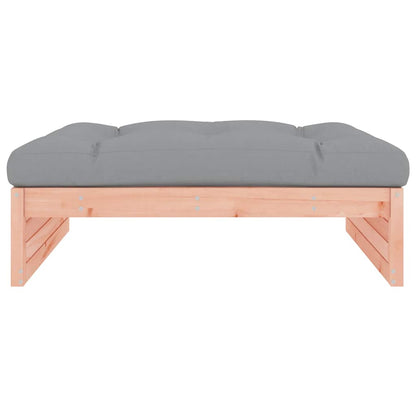 Solid Wood Douglas Garden Footstool 120x80 cm - Outdoor Comfort