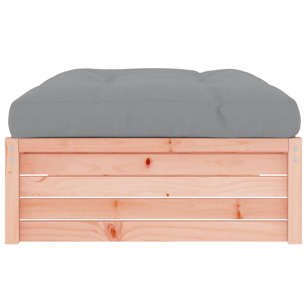 Solid Wood Douglas Garden Footstool 120x80 cm - Outdoor Comfort