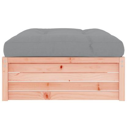 Solid Wood Douglas Garden Footstool 120x80 cm - Outdoor Comfort