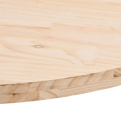 Solid Wood Pine Oval Table Top 80x40x2.5 cm - Elegant Design