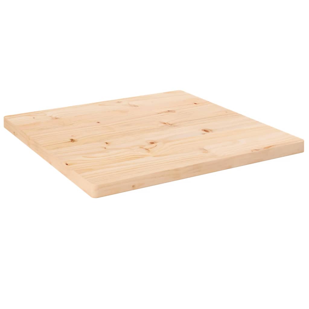 Solid Pine Square Tabletop 40x40x2.5 cm – Durable & Stylish