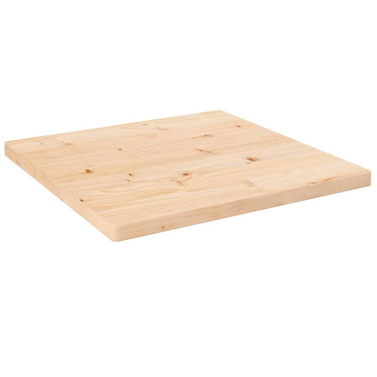 Solid Pine Square Tabletop 40x40x2.5 cm – Durable & Stylish