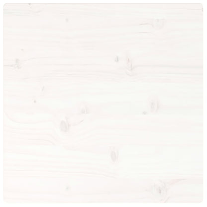 Solid Pine Table Top, White, 40x40x2.5 cm - Square Design