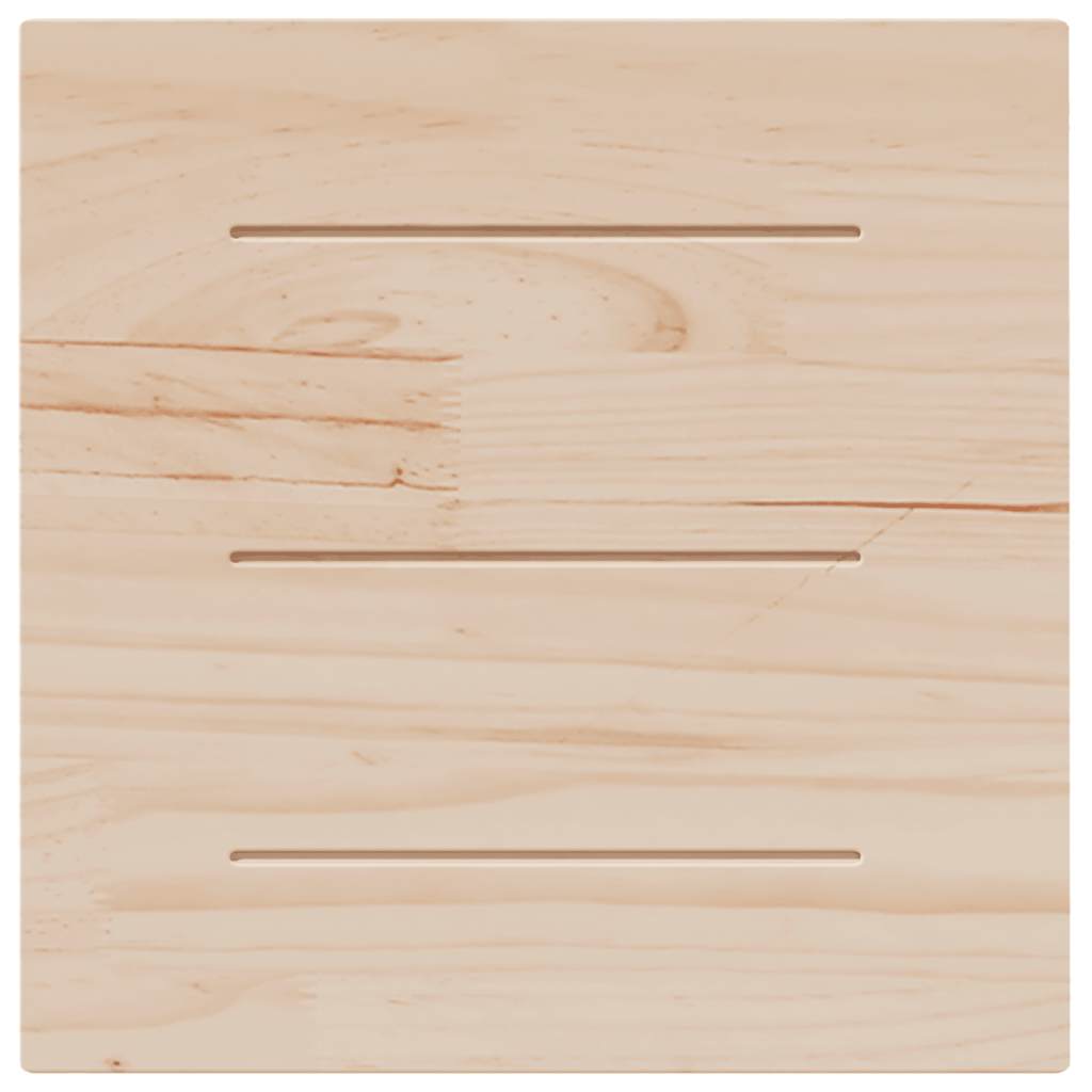 Solid Pine Square Table Top, White 50x50 cm - Durable & Stylish