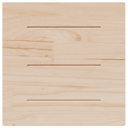 Solid Pine Square Table Top, White 50x50 cm - Durable & Stylish