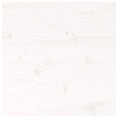 Solid Pine Square Table Top, White 50x50 cm - Durable & Stylish