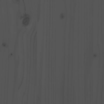 Grey Solid Wood Pine Garden Corner Sofa – Stylish Outdoor Seating