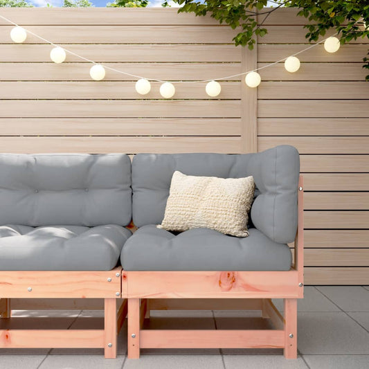 Solid Wood Douglas Garden Corner Sofa - Elegant Outdoor Seating
