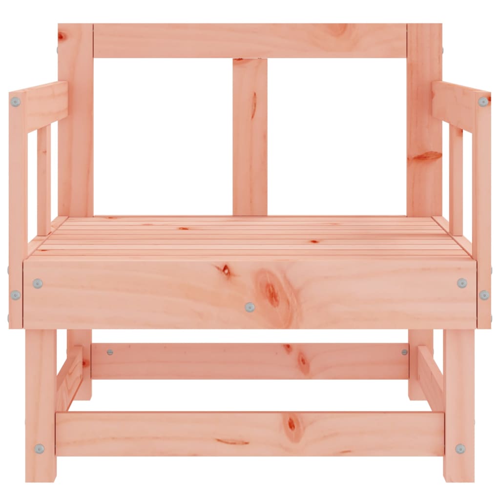Solid Wood Douglas Garden Chairs Set of 2 - Natural Finish