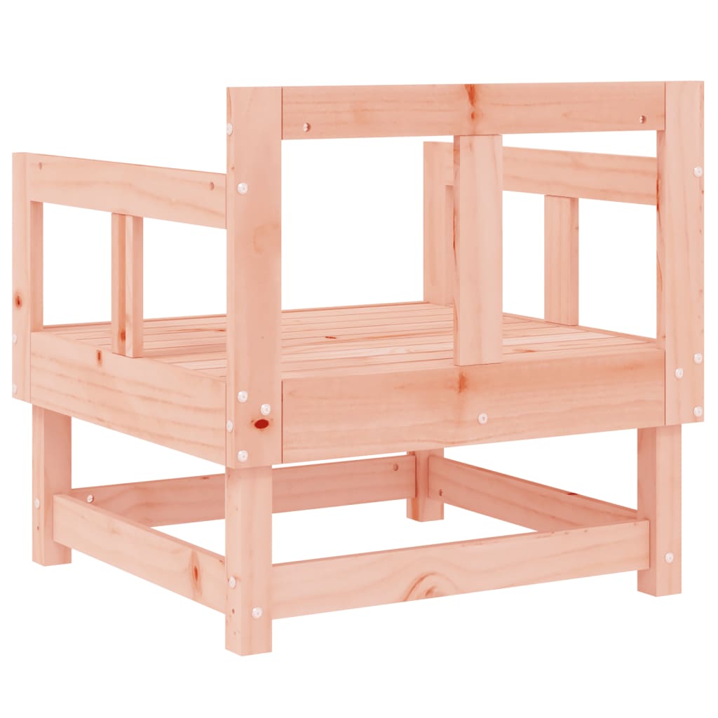 Solid Wood Douglas Garden Chairs Set of 2 - Natural Finish