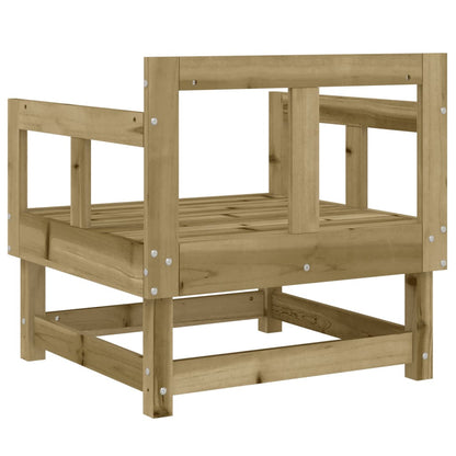 2-Piece Garden Chairs Set - Impregnated Pine Wood