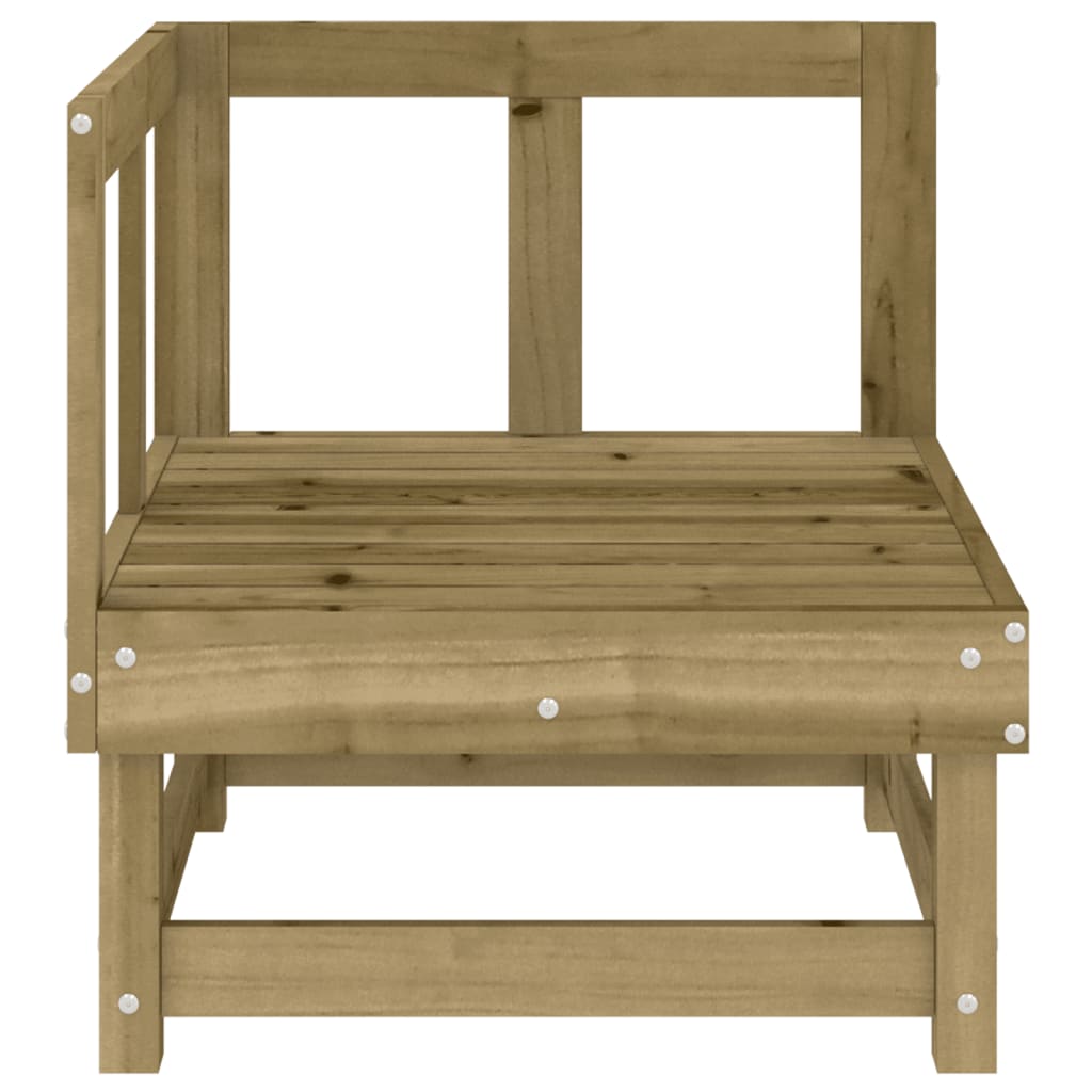 2-Piece Garden Corner Sofas - Impregnated Pine Wood