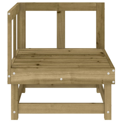 2-Piece Garden Corner Sofas - Impregnated Pine Wood