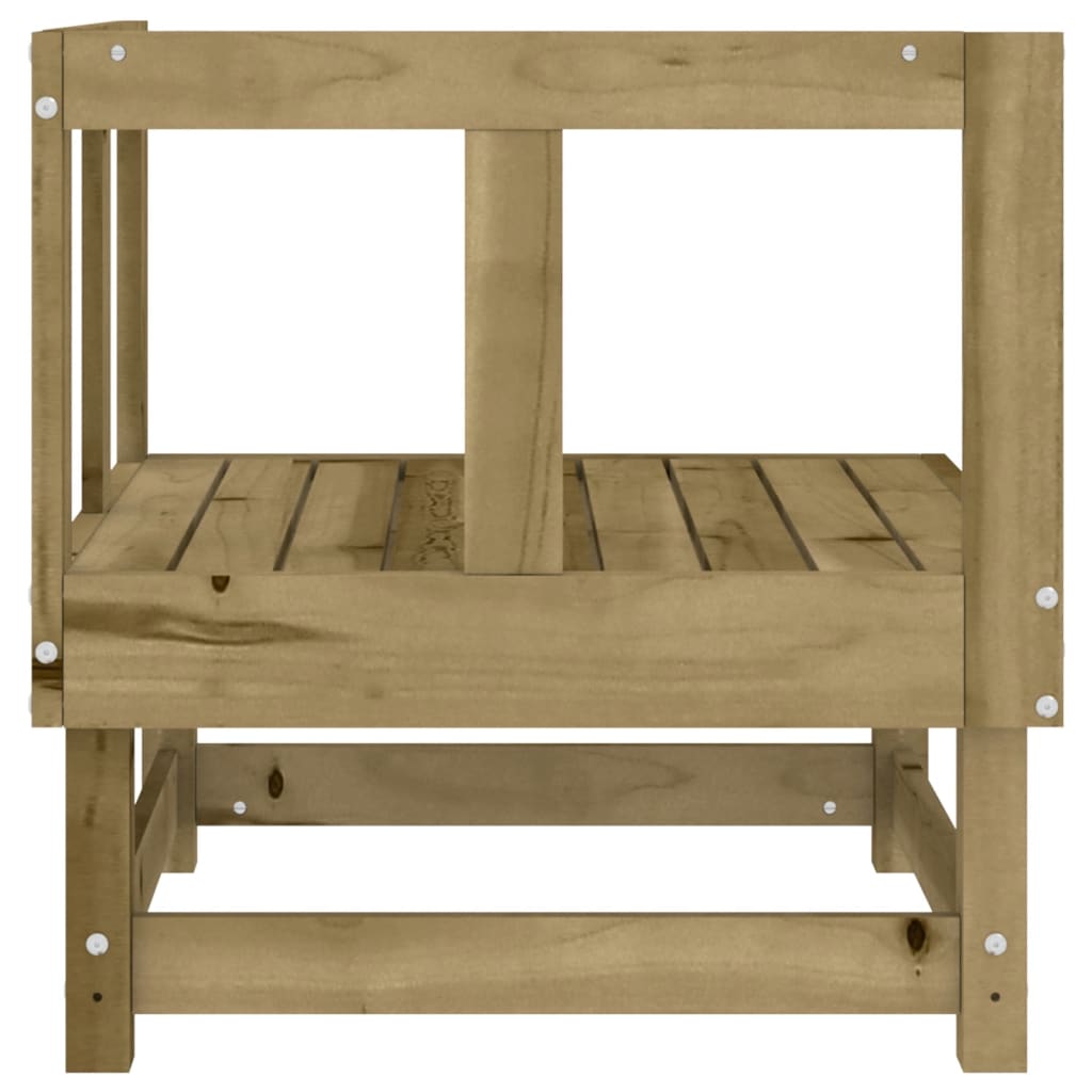 2-Piece Garden Corner Sofas - Impregnated Pine Wood
