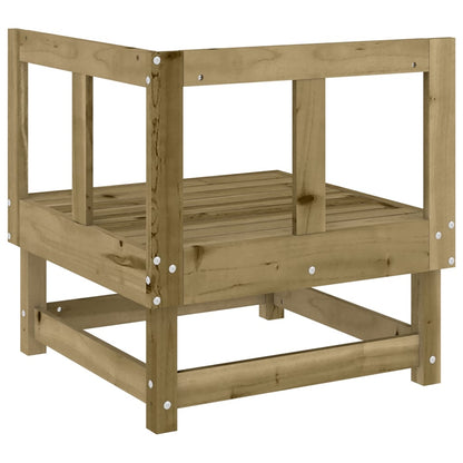 2-Piece Garden Corner Sofas - Impregnated Pine Wood