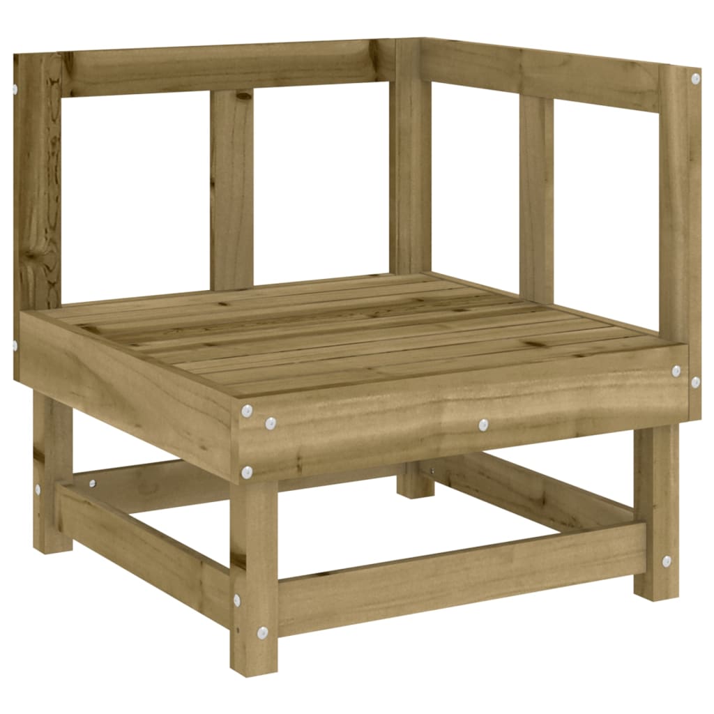 3 Piece Pine Wood Garden Lounge Set - Durable & Stylish Outdoor