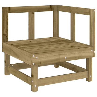 3 Piece Pine Wood Garden Lounge Set - Durable & Stylish Outdoor