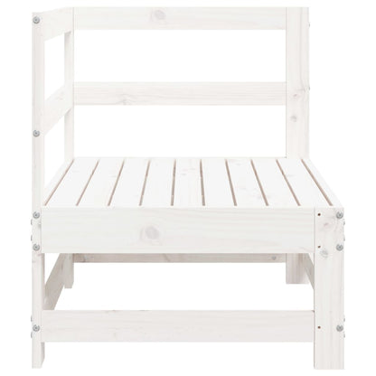 White Pine Solid Wood Garden Corner Sofa - Stylish & Durable