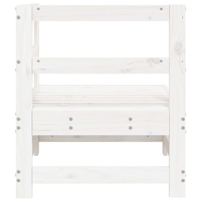 White Pine Solid Wood Garden Corner Sofa - Stylish & Durable