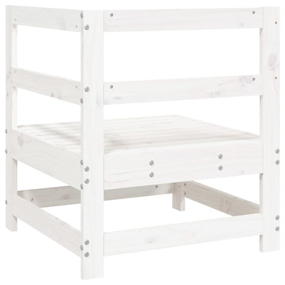 White Pine Solid Wood Garden Corner Sofa - Stylish & Durable