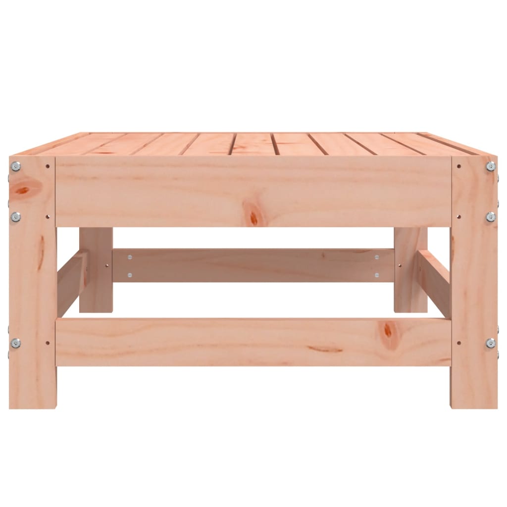 Douglas Wood Garden Footstool - Solid, Durable Outdoor Seating