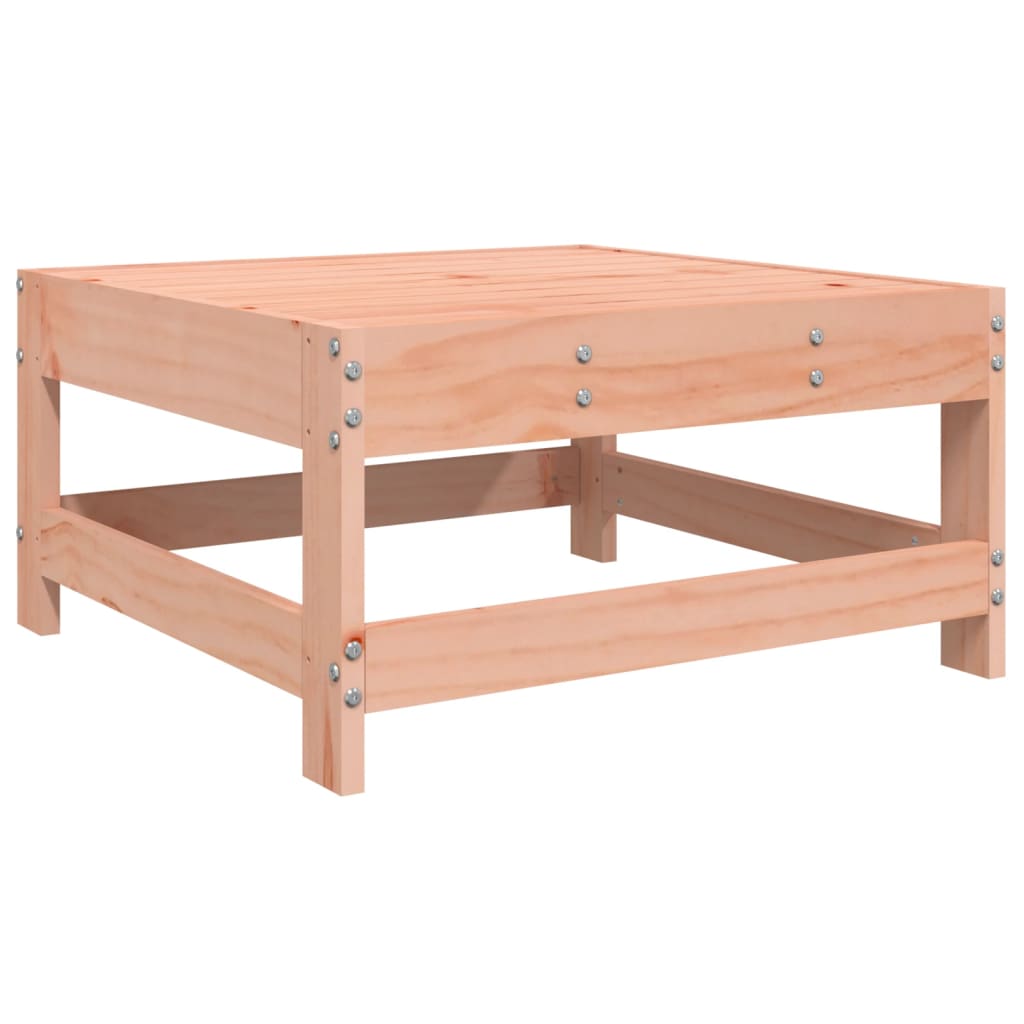 Douglas Wood Garden Footstool - Solid, Durable Outdoor Seating