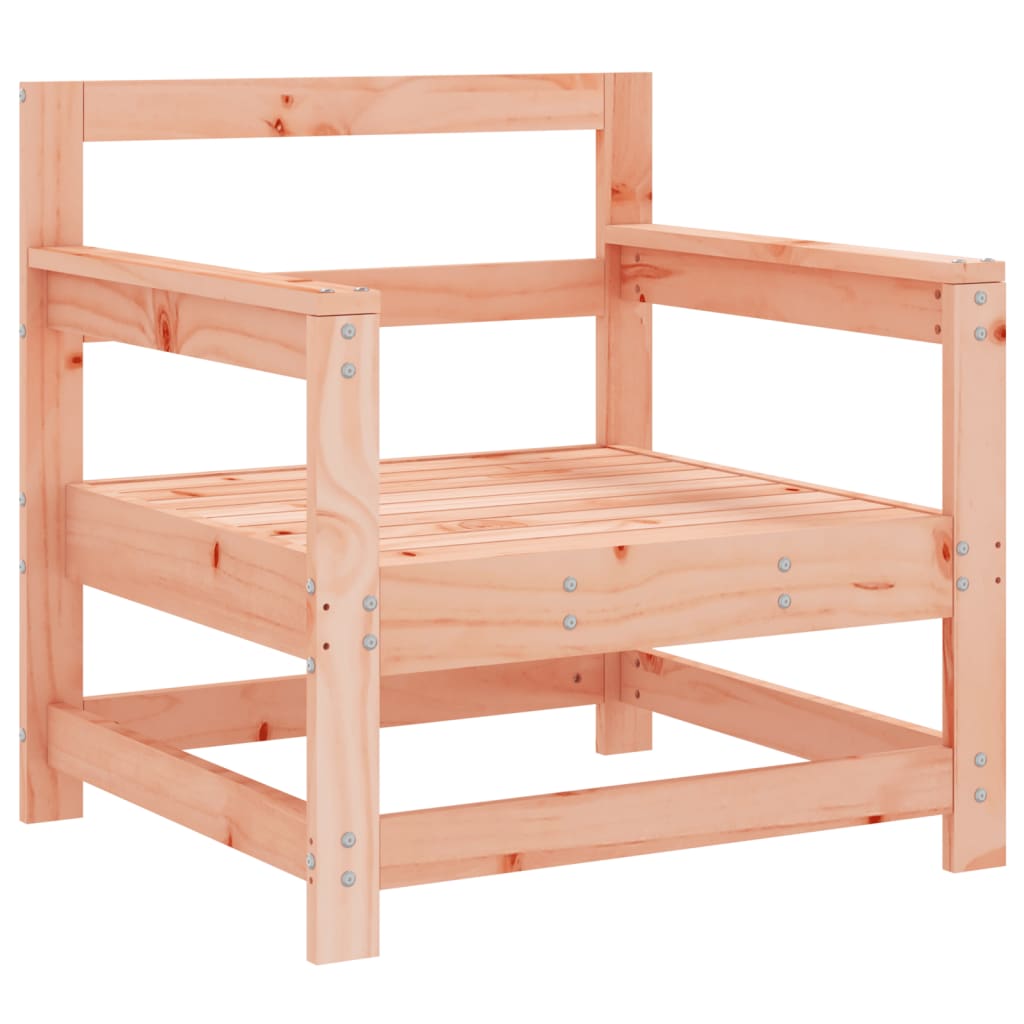 Solid Wood Douglas Garden Chairs - Set of 2, Elegant & Durable