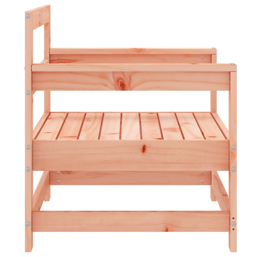 Solid Wood Douglas Garden Chairs - Set of 2, Elegant & Durable