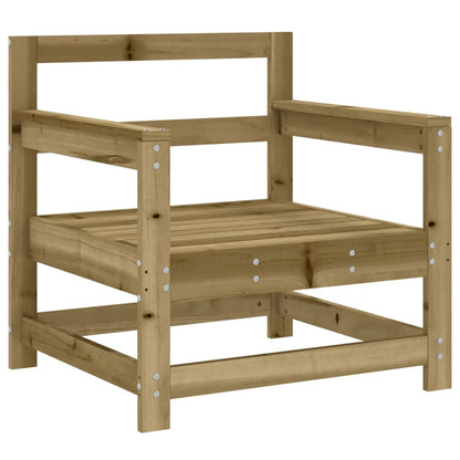 2-Piece Pine Wood Garden Chairs, Impregnated for Durability