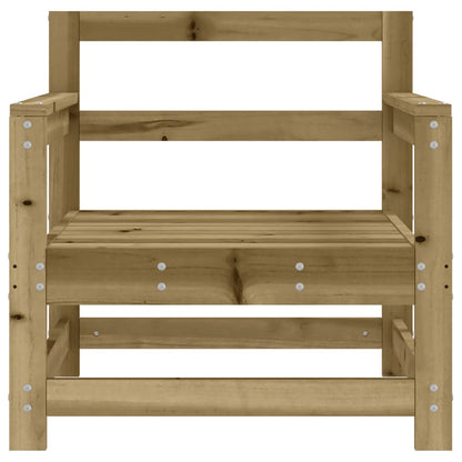 2-Piece Pine Wood Garden Chairs, Impregnated for Durability