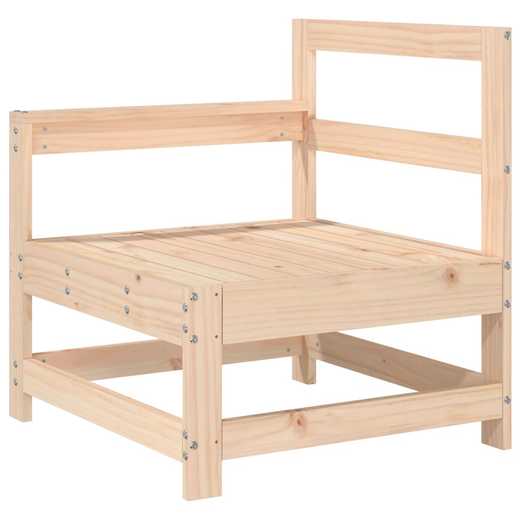 Solid Wood Pine Garden Corner Sofa - Stylish Outdoor Seating
