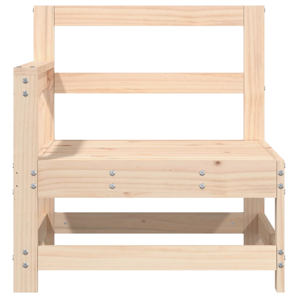 Solid Wood Pine Garden Corner Sofa - Stylish Outdoor Seating