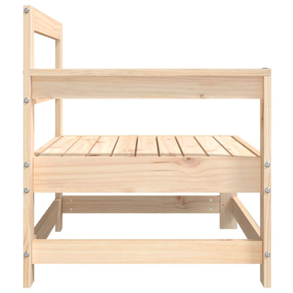 Solid Wood Pine Garden Corner Sofa - Stylish Outdoor Seating