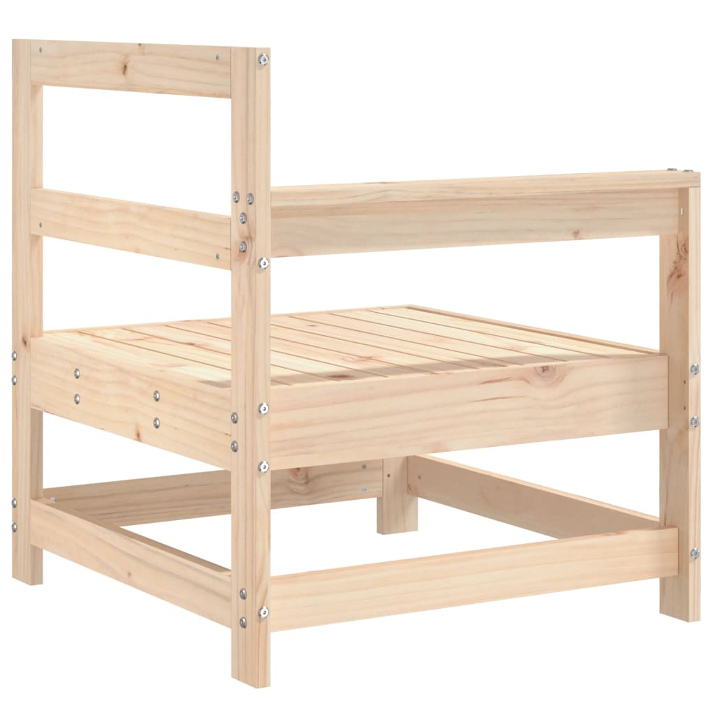 Solid Wood Pine Garden Corner Sofa - Stylish Outdoor Seating