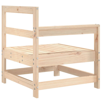 Solid Wood Pine Garden Corner Sofa - Stylish Outdoor Seating