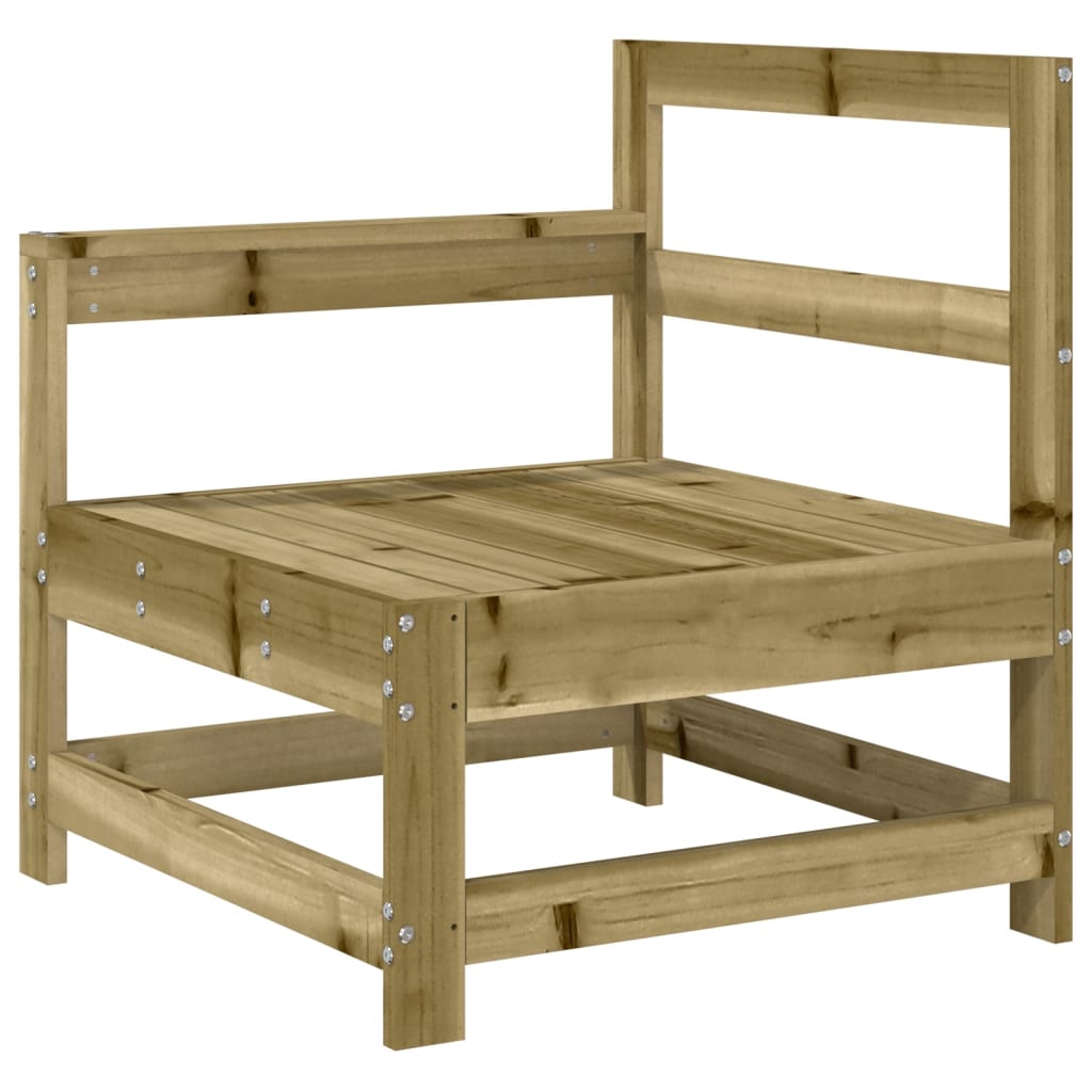 Outdoor Corner Sofa: Impregnated Pine Wood, Garden Furniture