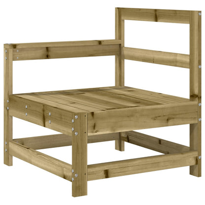 Outdoor Corner Sofa: Impregnated Pine Wood, Garden Furniture