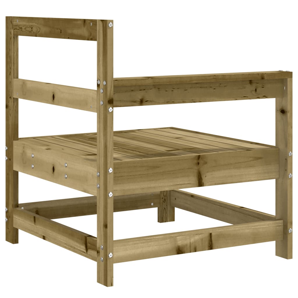 Outdoor Corner Sofa: Impregnated Pine Wood, Garden Furniture