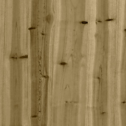 Outdoor Corner Sofa: Impregnated Pine Wood, Garden Furniture