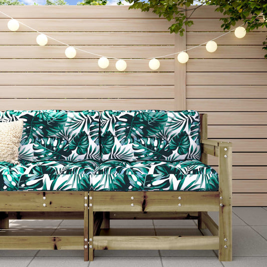 Outdoor Corner Sofa: Impregnated Pine Wood, Garden Furniture