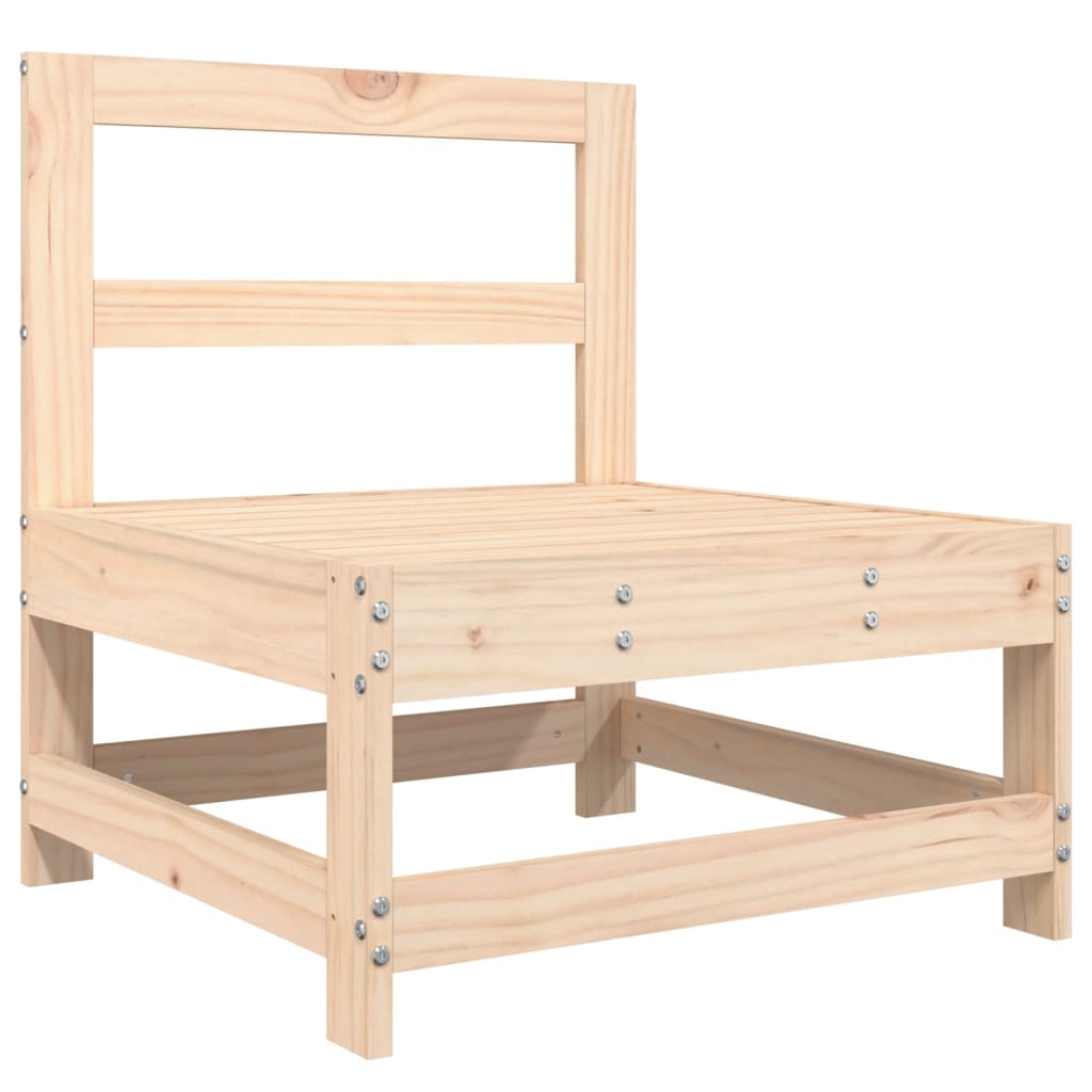 4-Piece Solid Pine Wood Garden Lounge Set - Stylish & Durable