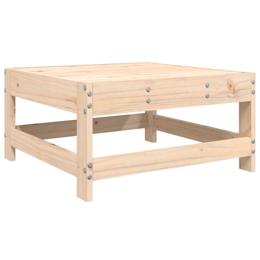 4-Piece Solid Pine Wood Garden Lounge Set - Stylish & Durable