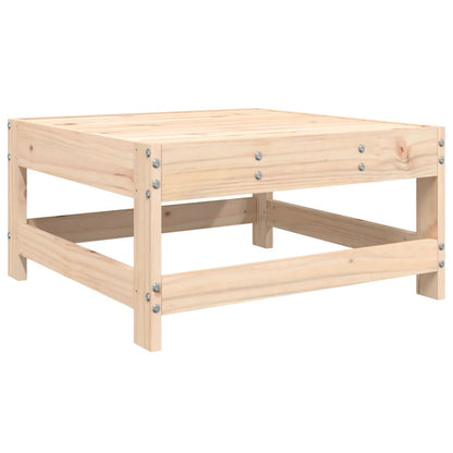 4-Piece Solid Pine Wood Garden Lounge Set - Stylish & Durable