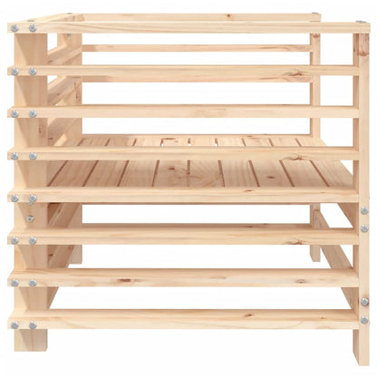 Solid Wood Pine Garden Chairs, Set of 2 – Durable Outdoor Seating