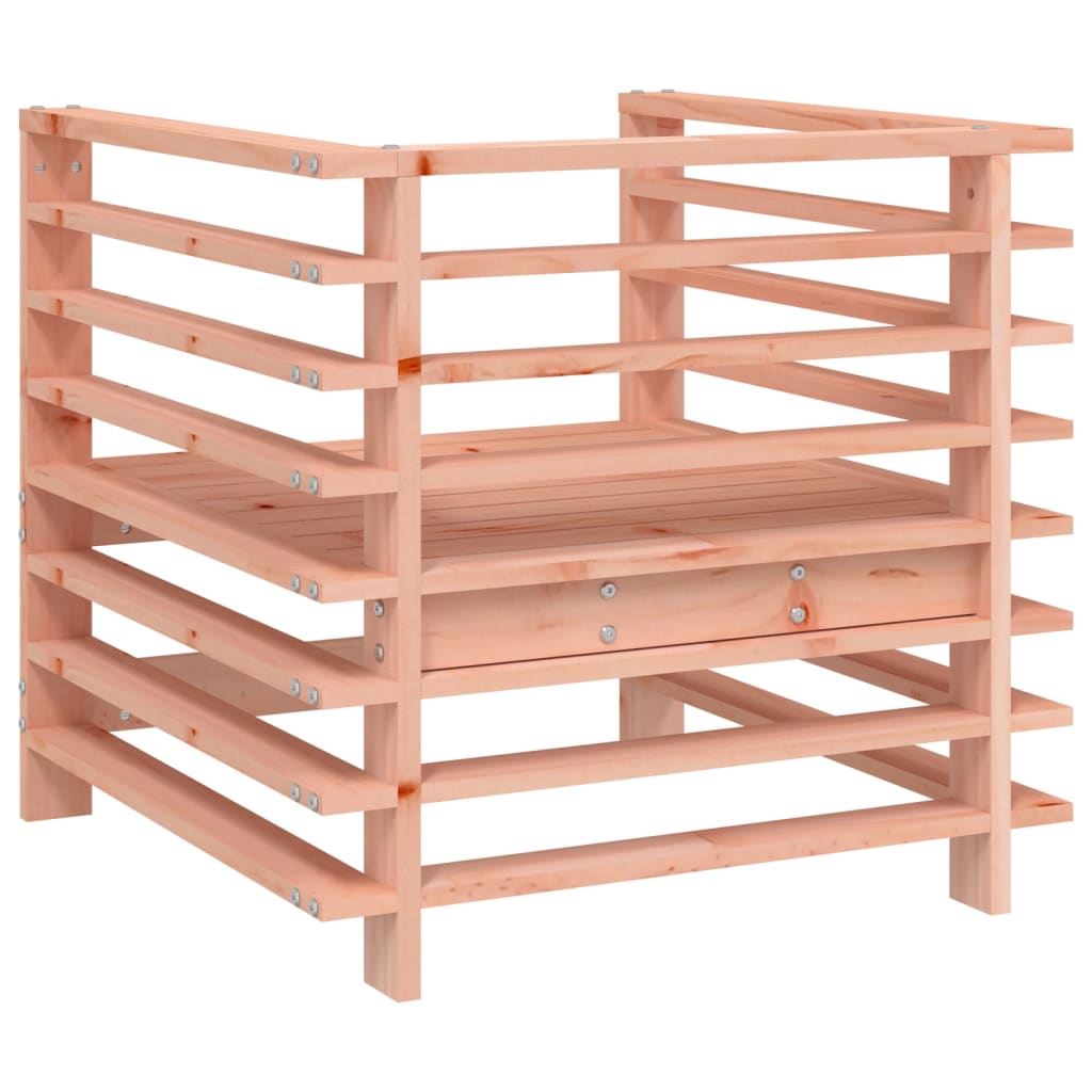 Garden Chairs Set of 2 - Solid Wood Douglas for Elegant Outdoor Seating