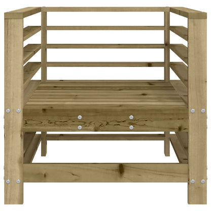 2x Impregnated Pine Wood Garden Chairs - Durable & Stylish
