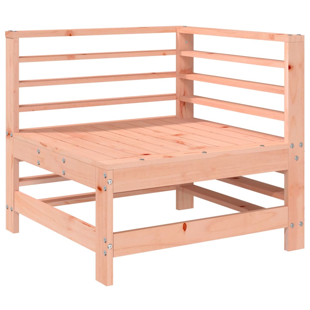2-Piece Garden Corner Sofas in Douglas Solid Wood